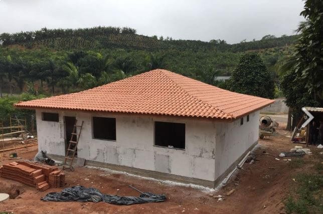 Resultado final de obra com sistema PAREFORTE